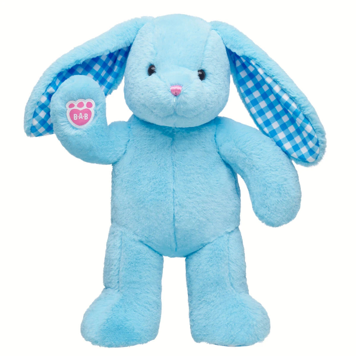 Blue Gingham Pawlette Bunny Plush | Build-A-Bear - US 2537