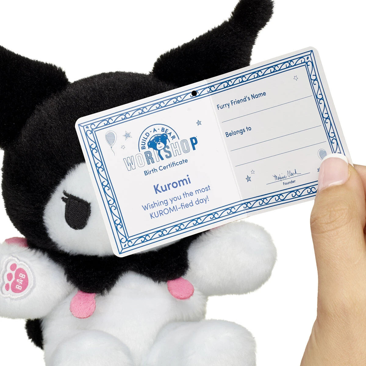 Hello Kitty® and Friends Mini Kuromi™ Plush | Build-A-Bear® - US 8440