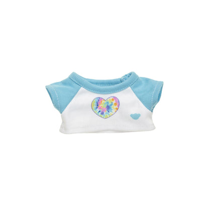 Mini Beans® Pawlette™ Plush &amp; Tie-Dye Heart Tee | Build-A-Bear® - US 5321