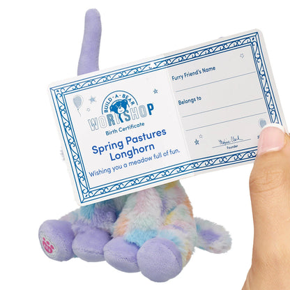Build-A-Bear Mini Beans Spring Pastures Longhorn | BAB - US 5599
