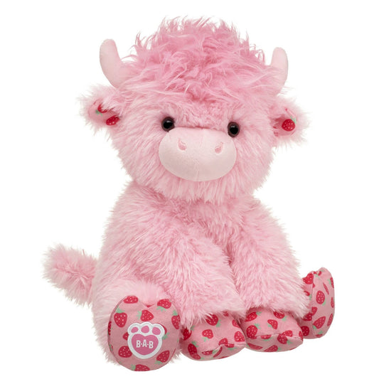 Strawberry Highland Cow Stuffed Animal | Build-A-Bear® - US 6988