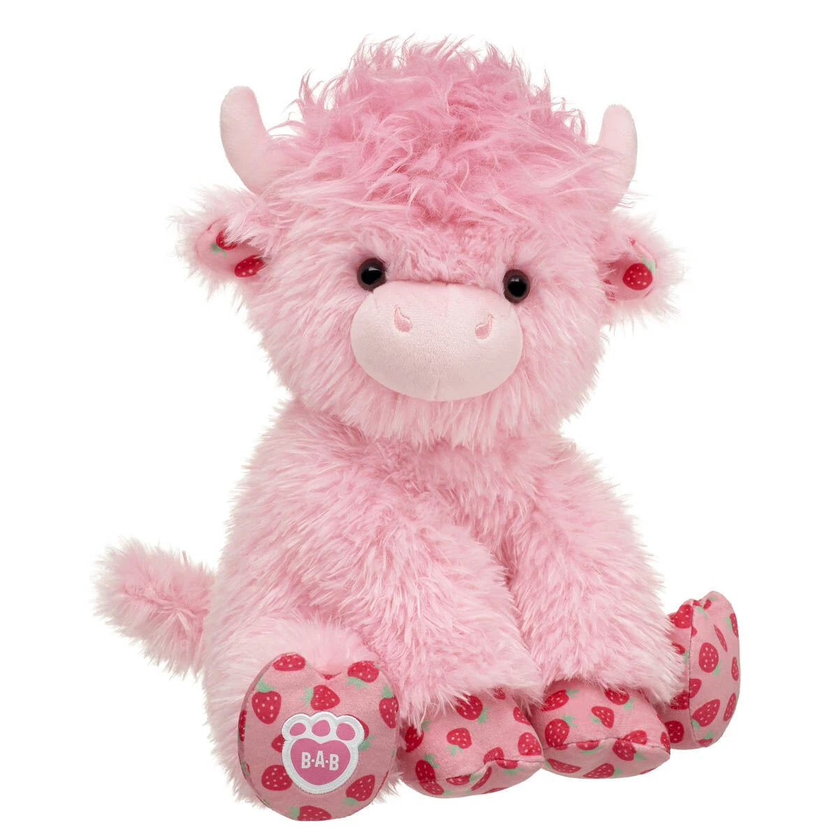 Strawberry Highland Cow Stuffed Animal | Build-A-Bear® - US 1168
