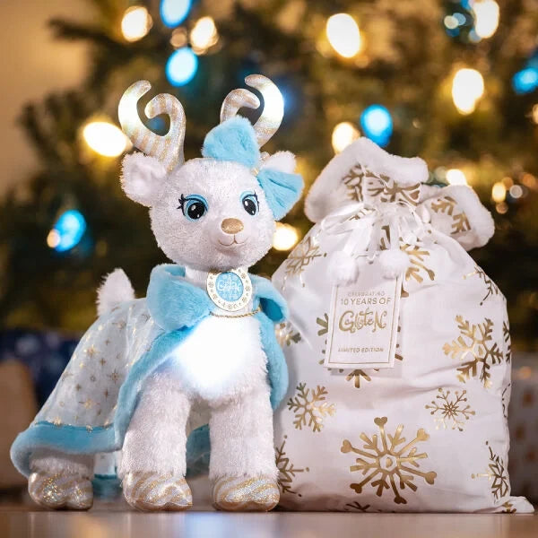 Limited Edition 10th Anniversary Glisten Reindeer Plush - US 3003
