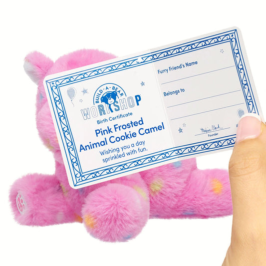 Build-A-Bear Mini Beans Pink Frosted Animal Cookie | BAB - US 8611