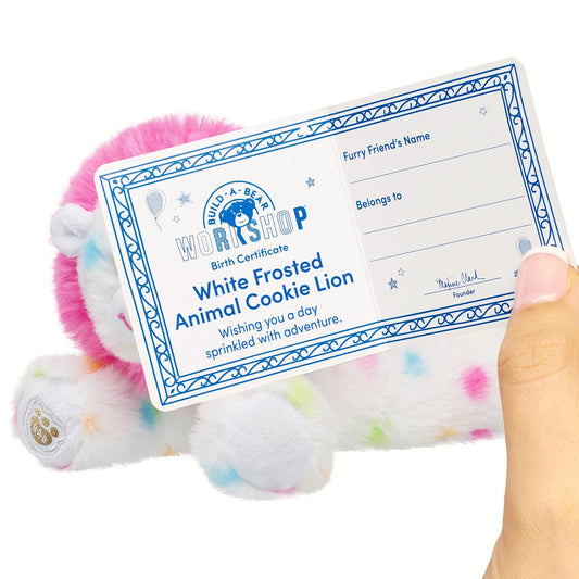 Build-A-Bear Mini Beans White Frosted Animal Cookie | BAB - US 2771