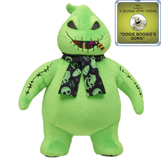 Disney Tim Burton's The Nightmare Before Christmas Neon Oogie Boogie Plush Gift Set with Sound | Build-A-Bear® - US 1113