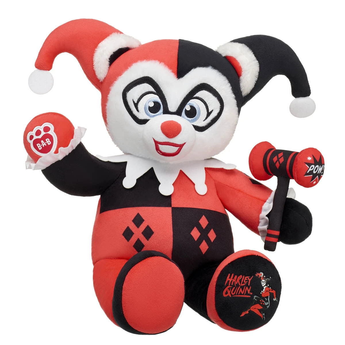 Online Exclusive Classic Harley Quinn™ Teddy Bear | Build-A-Bear® - US 3520