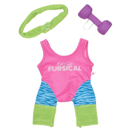 Happy Hugs Teddy Bear '80s Exercise Gift Set | Build-A-Bear® - US 6782