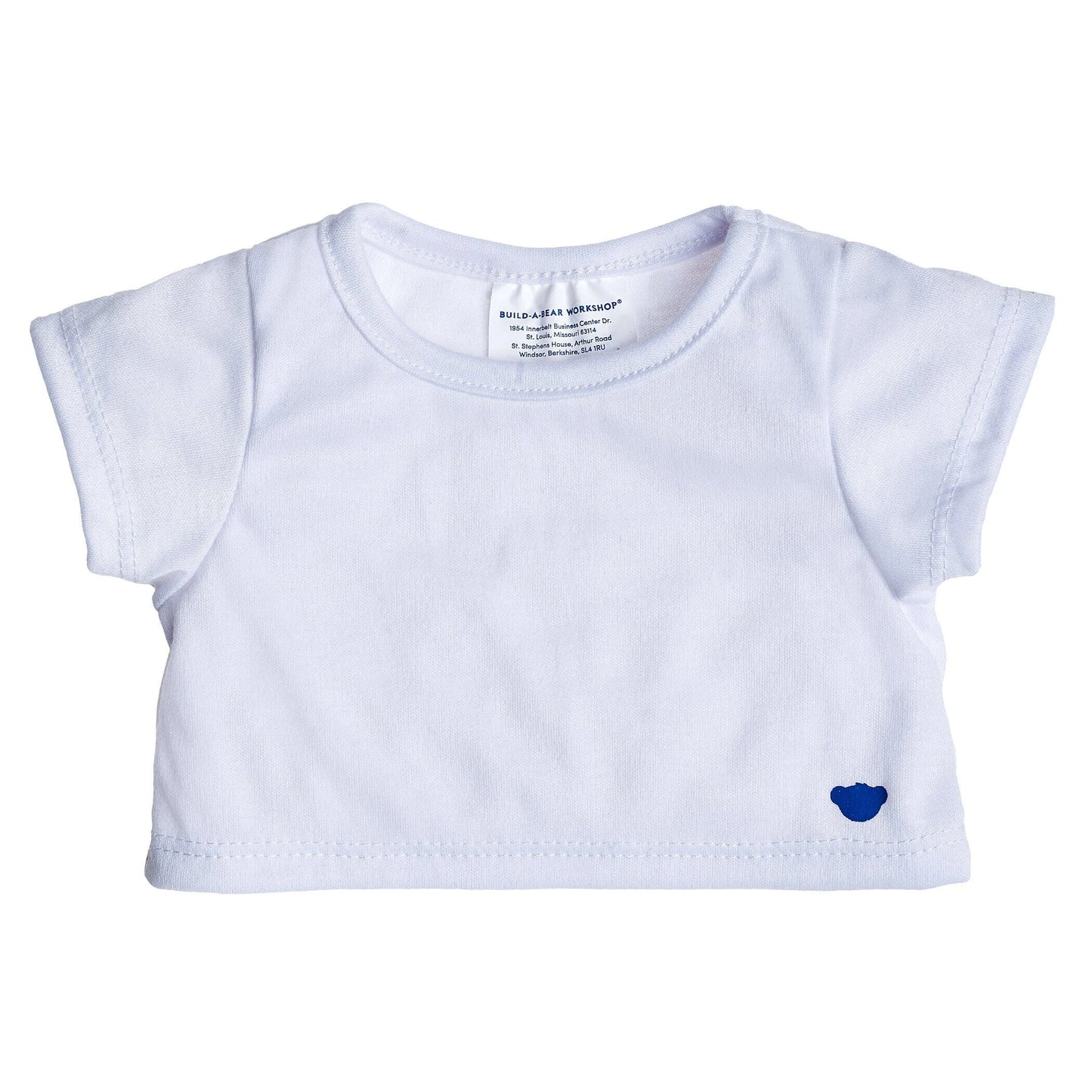White T-Shirt for Stuffed Animals | Build-A-Bear® - US 9956