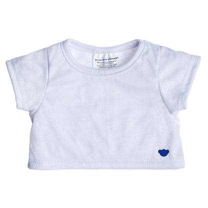 White T-Shirt for Stuffed Animals | Build-A-Bear® - US 9956