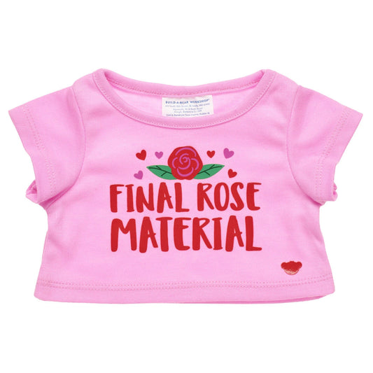 Final Rose Material T-Shirt for Plush Toys | Build-A-Bear® - US 2653