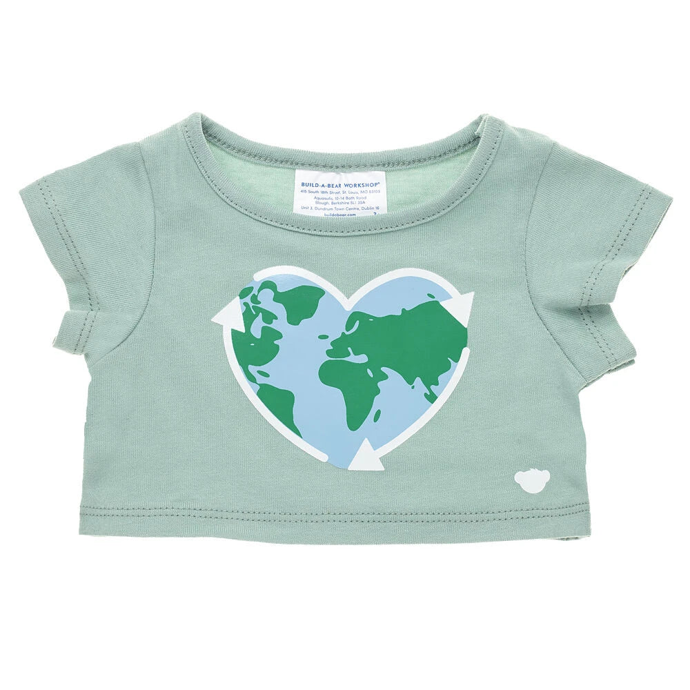 Earth Heart T-Shirt for Stuffed Animals | Build-A-Bear® - US 6826