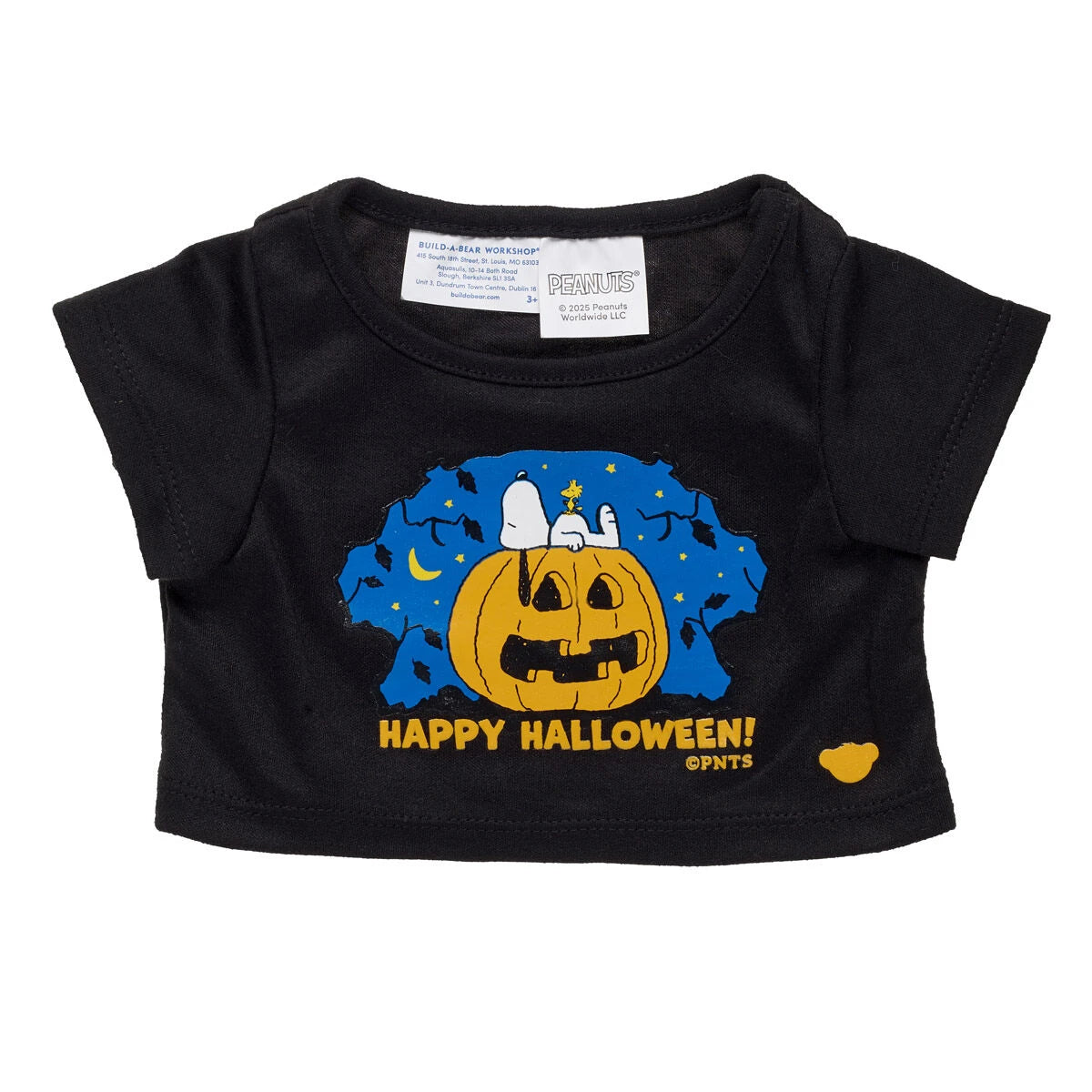 Peanuts® Happy Halloween T-Shirt for Plush Toys | Build-A-Bear® - US 1933