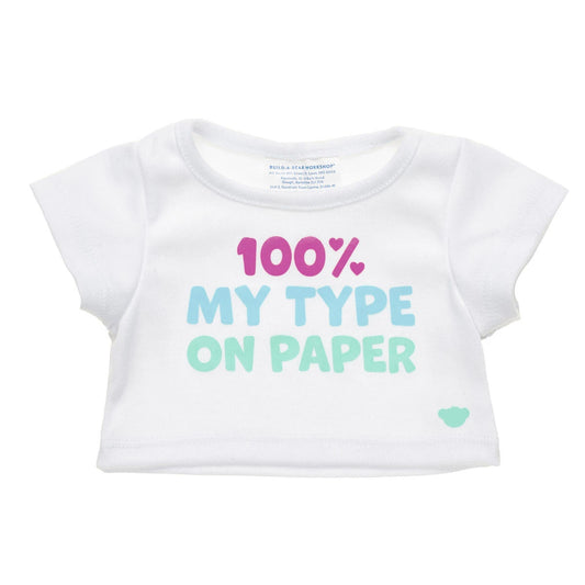 100% My Type T-Shirt for Plush Toys | Build-A-Bear® - US 5627