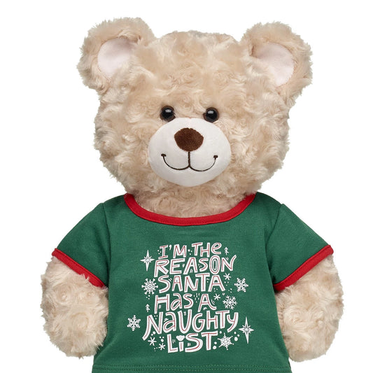 "Glisten and the Merry Mission" Naughty List T-Shirt | Build-A-Bear® - US 6711