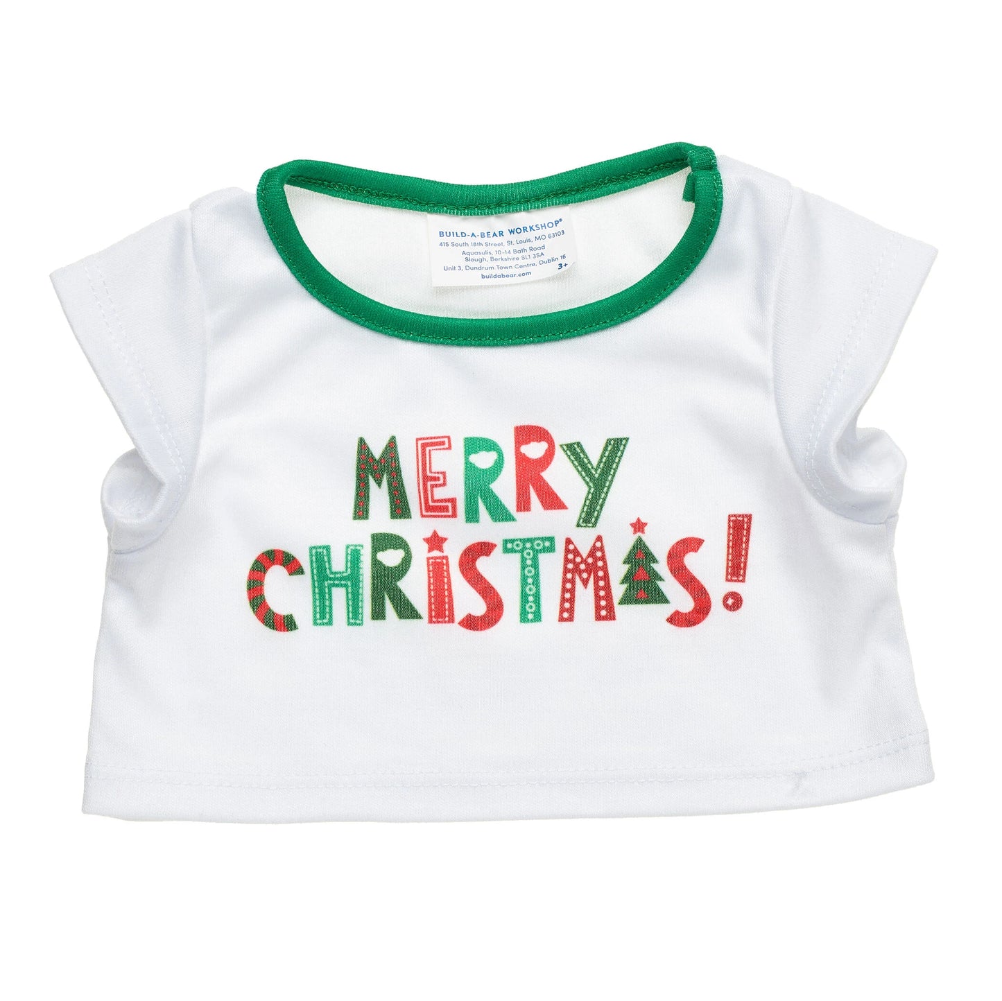Merry Christmas T-Shirt for Stuffed Animals | Build-A-Bear® - US 2948