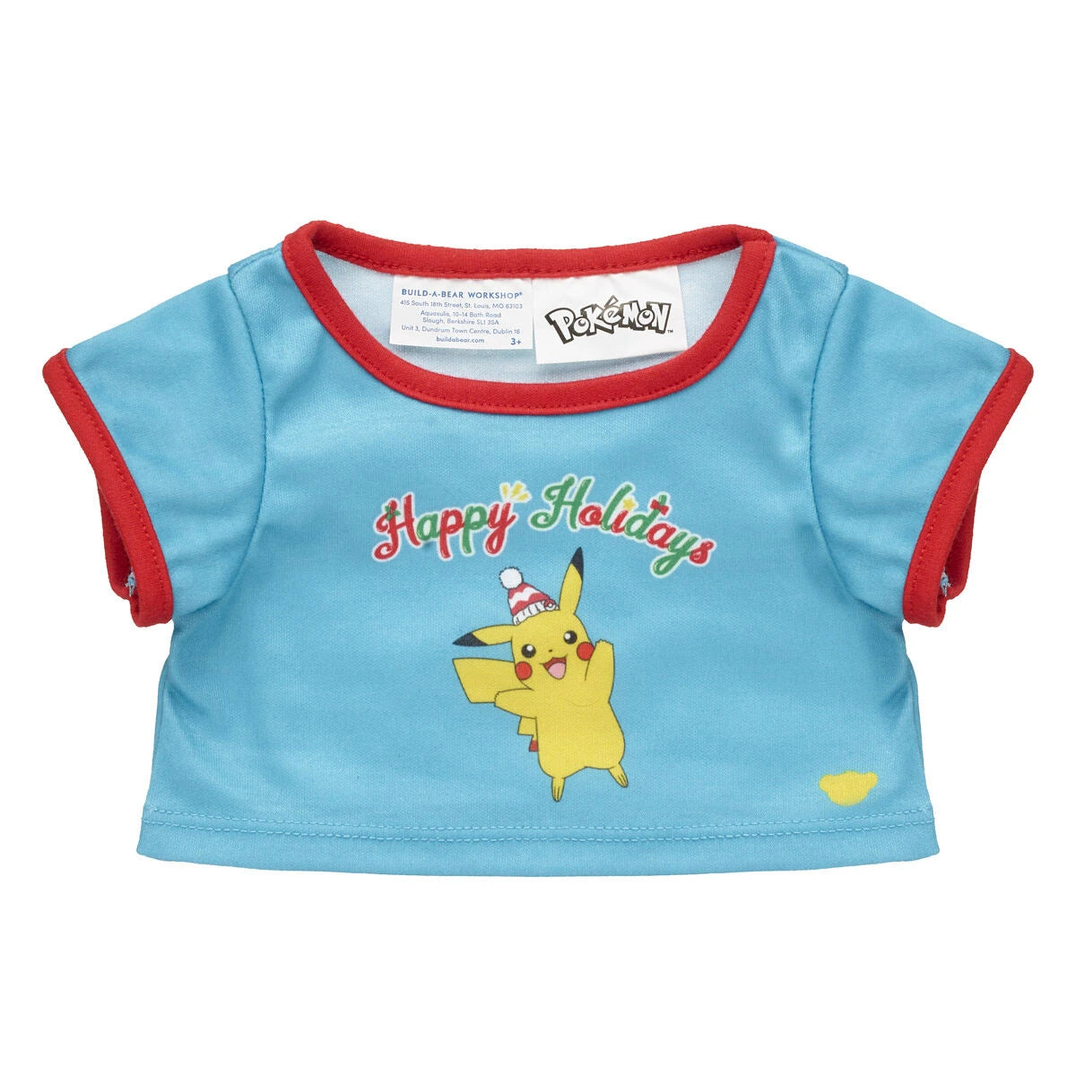 Pokémon Happy Holidays Tee for Plush Toys | Build-A-Bear® - US 5771