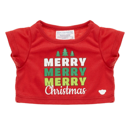 Merry Christmas T-Shirt for Plush Toys | Build-A-Bear® - US 6039