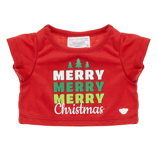 Merry Christmas T-Shirt for Plush Toys | Build-A-Bear® - US 6039
