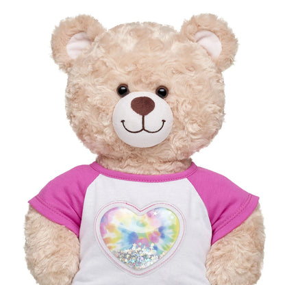 Tie-Dye Sequin Heart T-Shirt | Build-A-Bear - US 5639