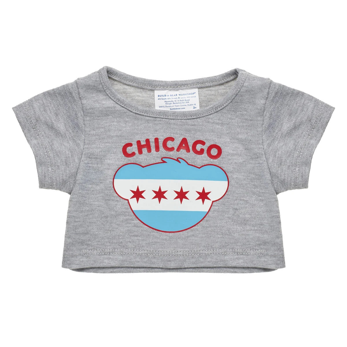 Chicago Flag T-Shirt | Build-A-Bear - US 4382