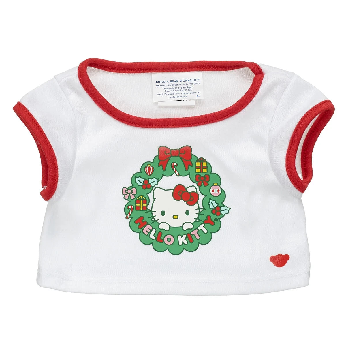 Hello Kitty® Holiday T-Shirt for Stuffed Animals | Build-A-Bear® - US 3122