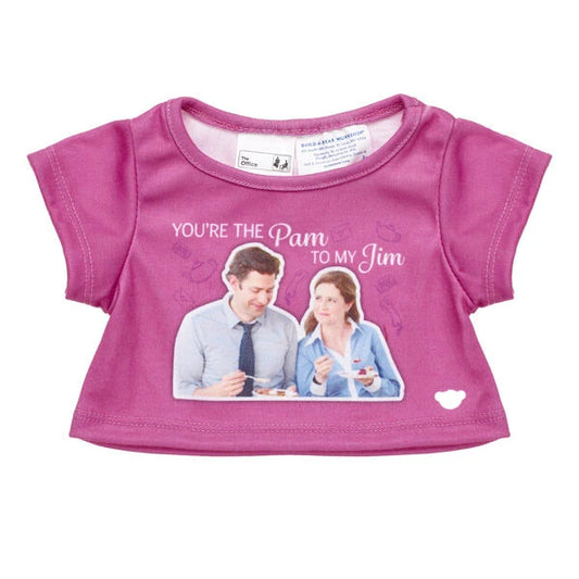 Pam and Jim The Office T-Shirt for Stuffed Animals | Build-A-Bear® - US 6743