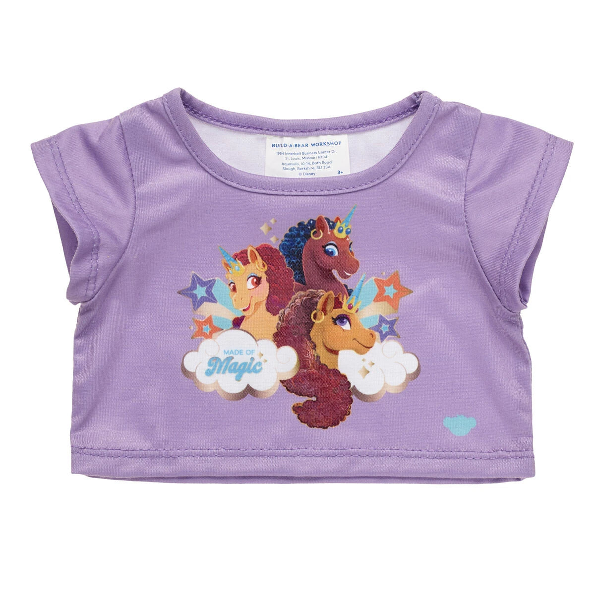Afro Unicorn® Plush "Made of Magic" T-Shirt | Build-A-Bear® - US 5443