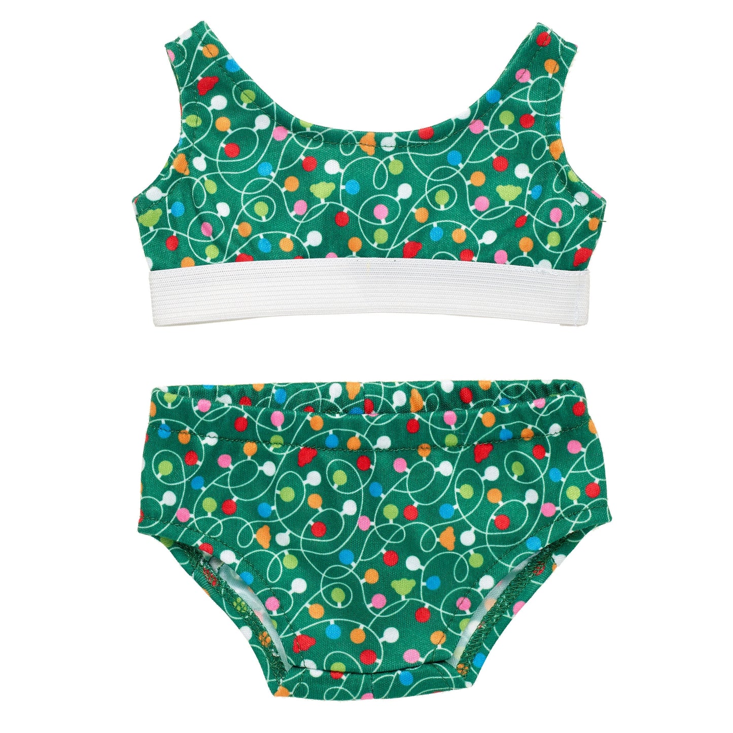 Holiday Lights Bra and Underwear Set for Plushies | Build-A-Bear® - US 9940