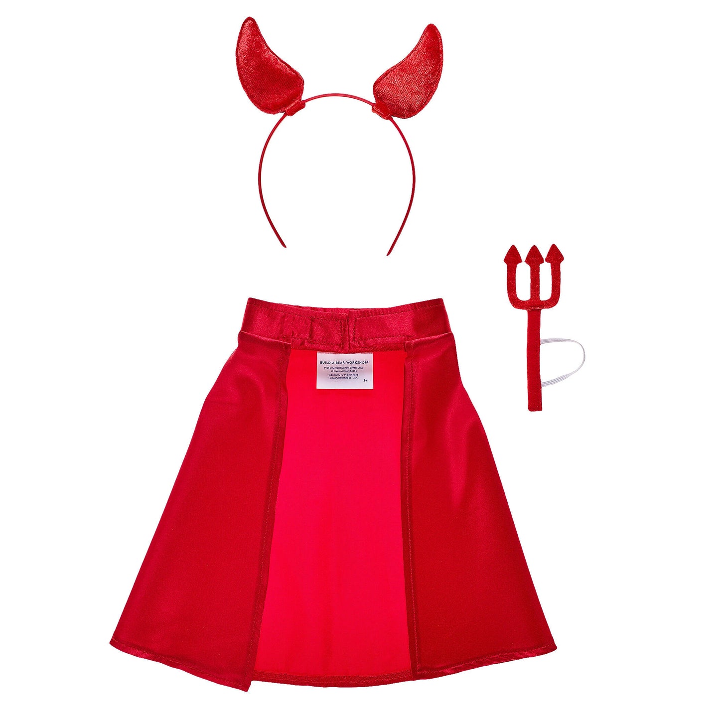 Devil Costume Set 3 pc. | Build-A-Bear - US 3617