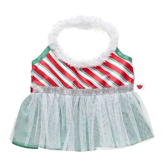 Faux Fur Holiday Dress for Stuffed Animals | Build-A-Bear® - US 1204