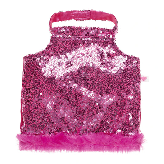 Pink Sequin Halter Dress for Plush Toys | Build-A-Bear® - US 2331