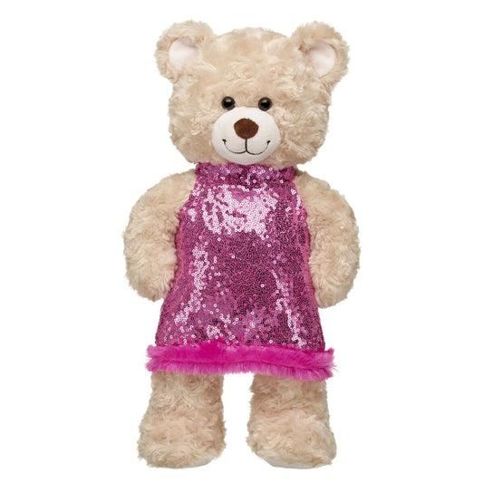 Pink Sequin Halter Dress for Plush Toys | Build-A-Bear® - US 2331