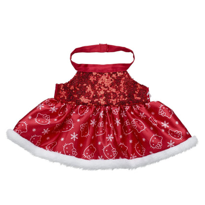 Hello Kitty® Red Holiday Dress for Plush Toys | Build-A-Bear® - US 1014