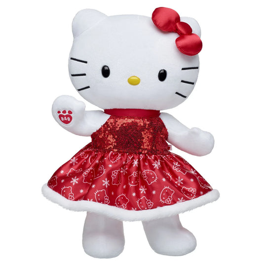 Hello Kitty® Red Holiday Dress for Plush Toys | Build-A-Bear® - US 1014