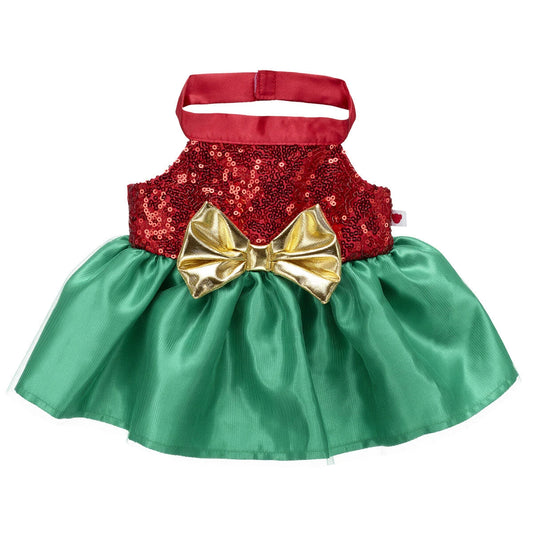 Red and Green Sequin Dress - US 2896