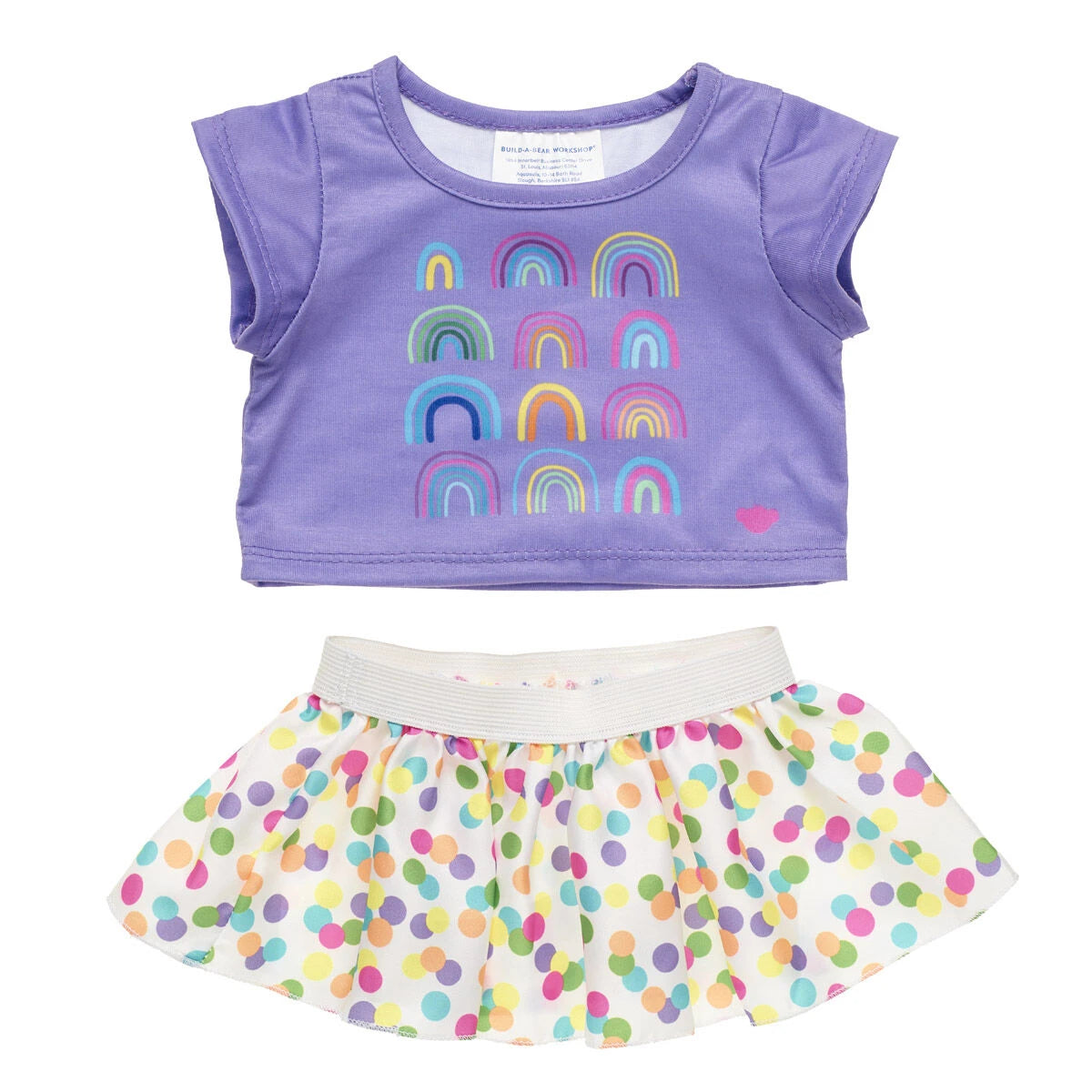 Rainbow Skirt Set 2 pc. for Plush Toys | Build-A-Bear® - US 8127