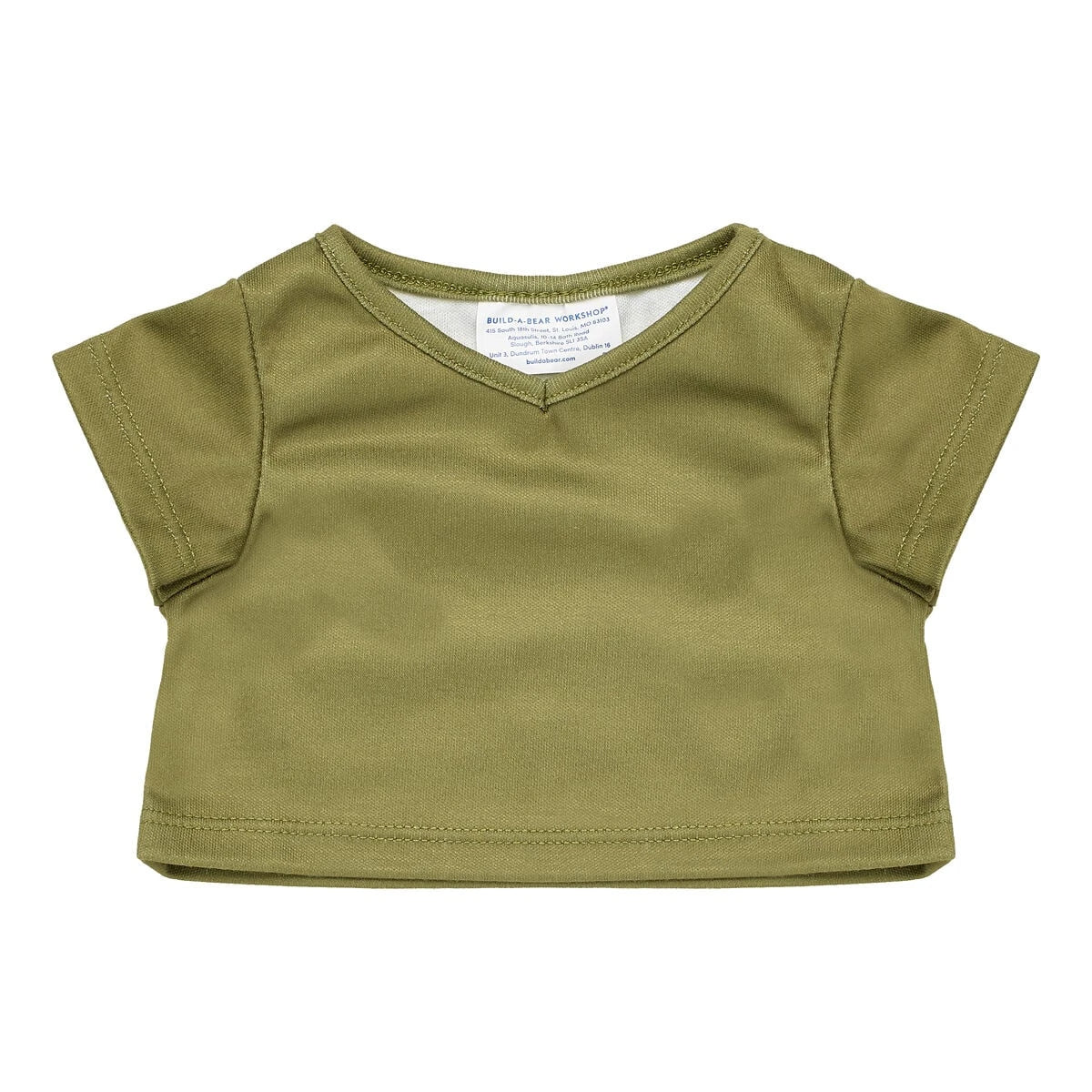 Green V-Neck T-Shirt for Stuffed Animals | Build-A-Bear® - US 5383