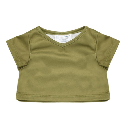 Green V-Neck T-Shirt for Stuffed Animals | Build-A-Bear® - US 5383