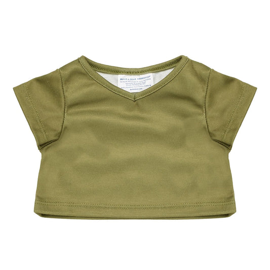 Green V-Neck T-Shirt for Stuffed Animals | Build-A-Bear® - US 5383