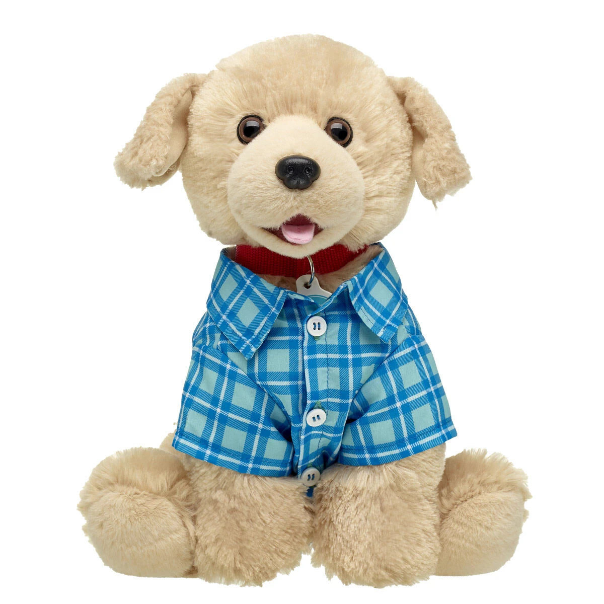 Blue Check T-Shirt for Stuffed Animals - US 3145