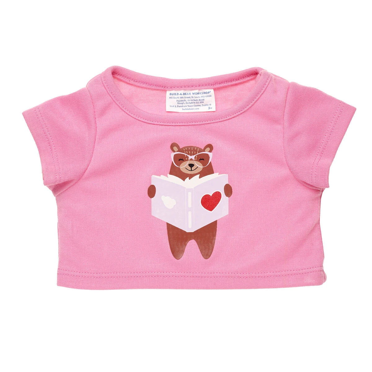 I Love Books T-Shirt for Stuffed Animals | Build-A-Bear® - US 7443