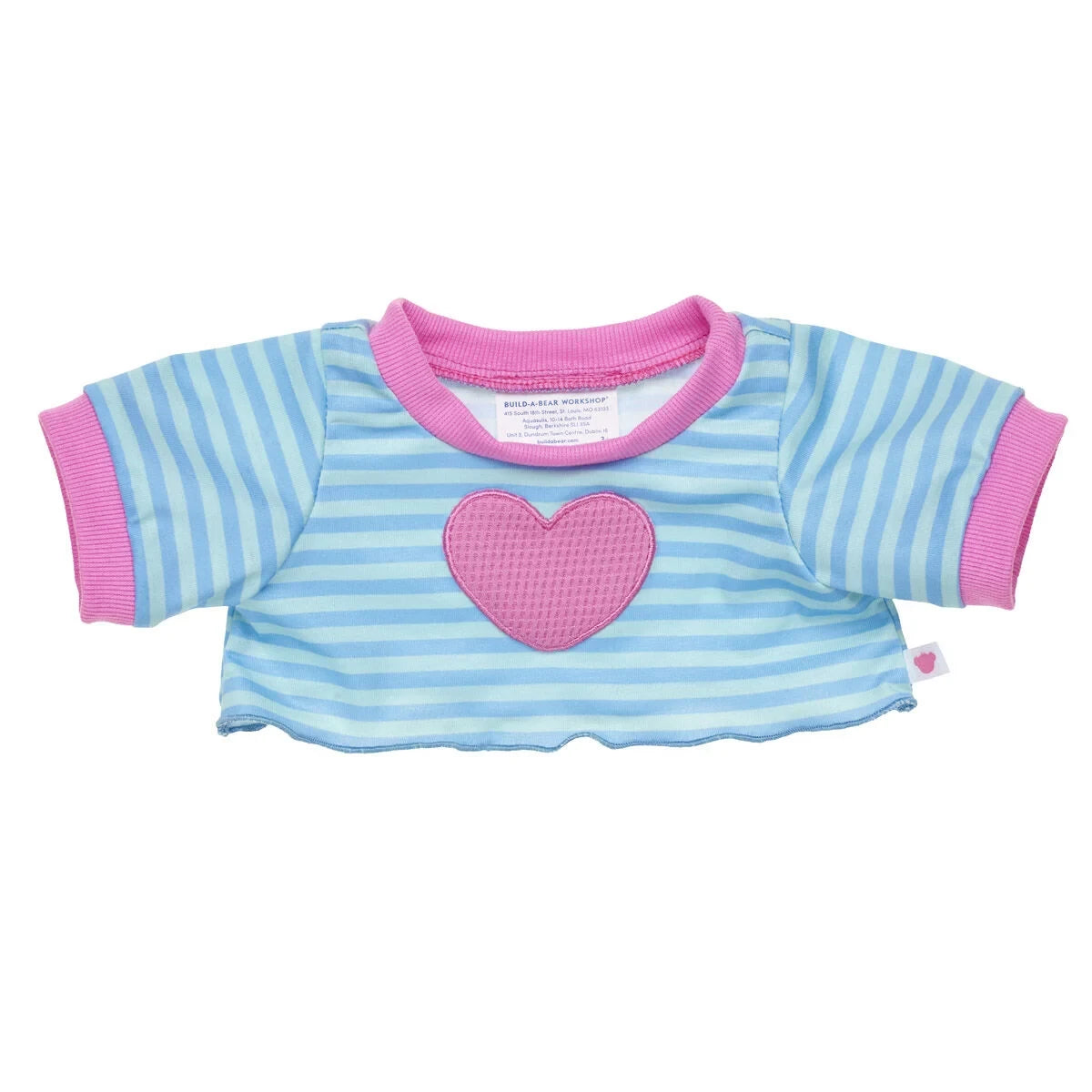 Heart Stripe Sweatshirt | Build-A-Bear - US 2789