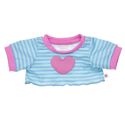 Heart Stripe Sweatshirt | Build-A-Bear - US 2789