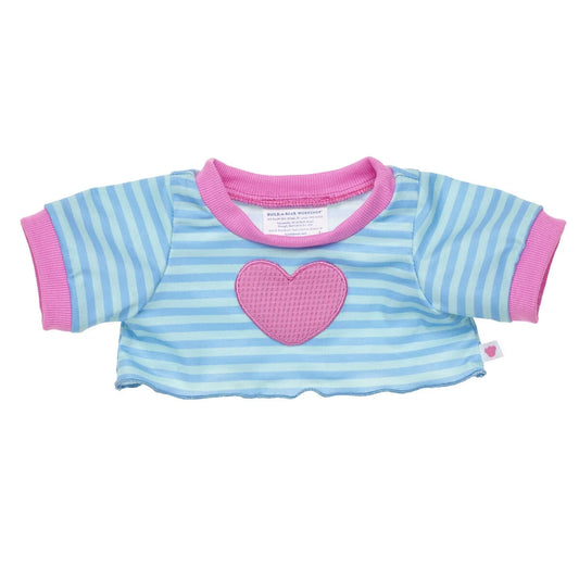 Heart Stripe Sweatshirt | Build-A-Bear - US 2789