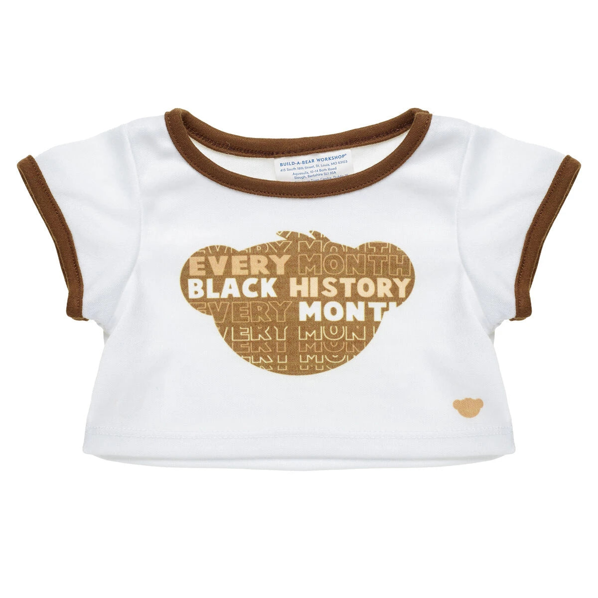 "Black History Every Month" T-Shirt for Stuffed Animals | Build-A-Bear® - US 4604