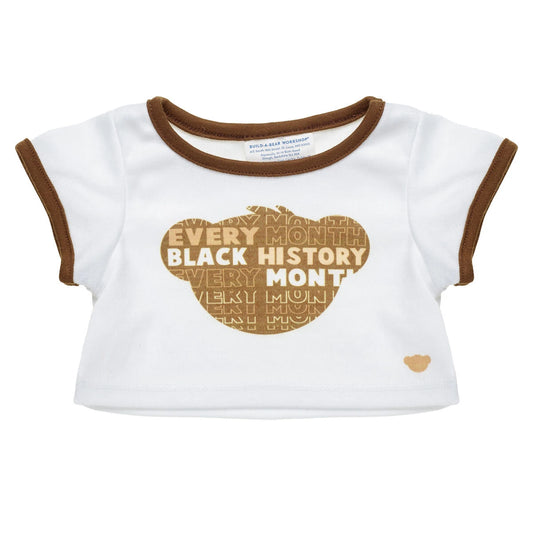 "Black History Every Month" T-Shirt for Stuffed Animals | Build-A-Bear® - US 4604