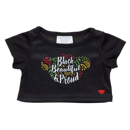 "Black, Beautiful &amp; Proud" T-Shirt for Stuffed Animals | Build-A-Bear® - US 6720