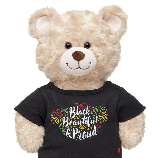 "Black, Beautiful &amp; Proud" T-Shirt for Stuffed Animals | Build-A-Bear® - US 6720