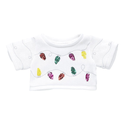 Tipsy Elves Sequin Lights Ugly Christmas Sweater for Stuffed Animals | Build-A-Bear® - US 6473